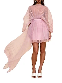 Ime Organza Miniskirt