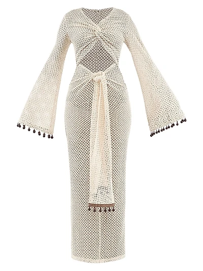 Teri Crochet Cut-Out Maxi Dress