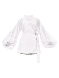 Baso Linen-Blend Romper