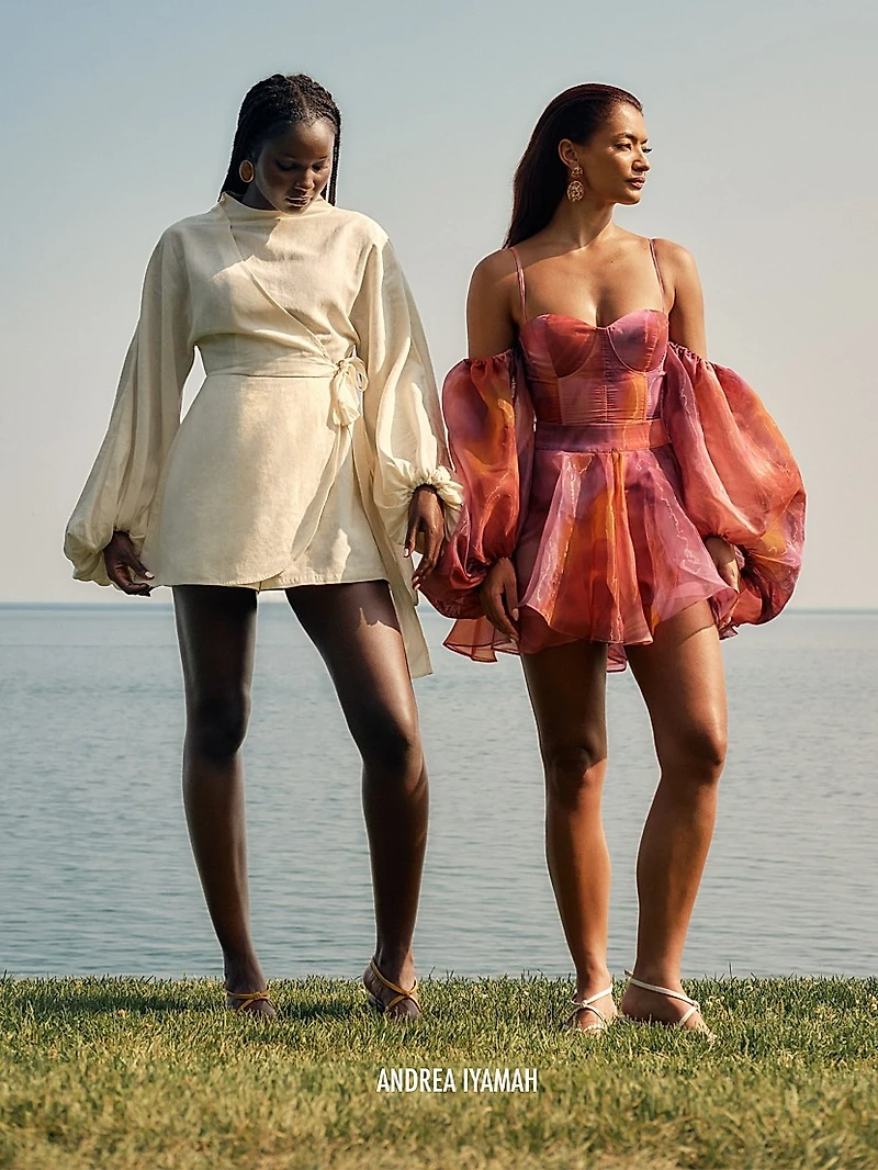 Kokos Puff-Sleeve Crop Top