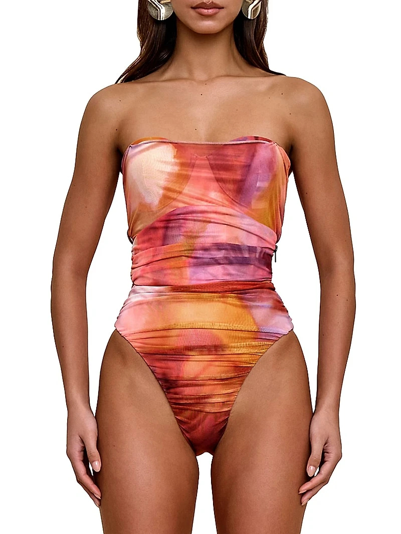 Tika Strapless One-Piece Swimsuit
