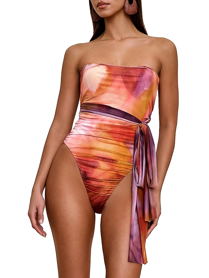 Tika Strapless One-Piece Swimsuit