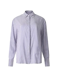 Chika Striped Silk Shirt