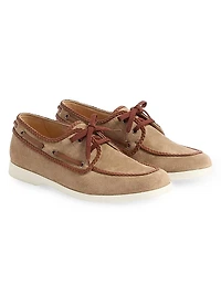 Palm Avenue Crust and Nappa Leather Boat Shoe