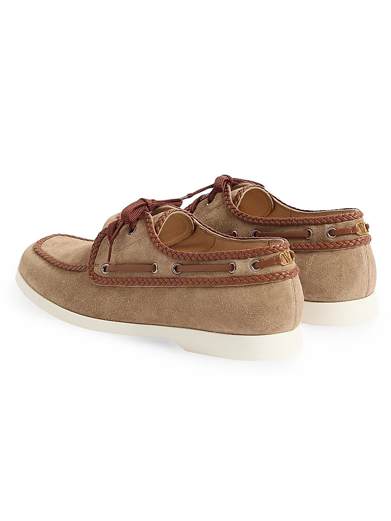 Palm Avenue Crust and Nappa Leather Boat Shoe