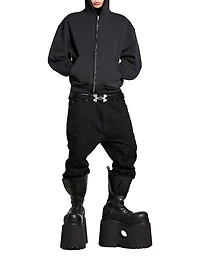 Painted Zip-Up Regular Fit Hoodie