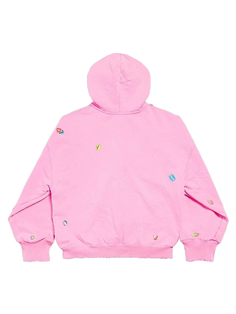Fruity Zip-Up Regular Fit Hoodie