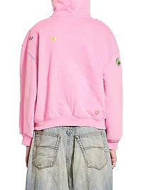 Fruity Zip-Up Regular Fit Hoodie