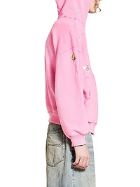 Fruity Zip-Up Regular Fit Hoodie