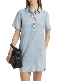 Ultra Featherweight Jocelyn Denim Mini Shirtdress