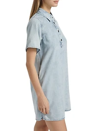 Ultra Featherweight Jocelyn Denim Mini Shirtdress