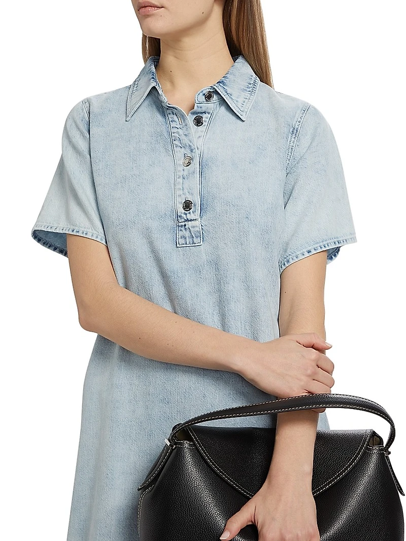 Ultra Featherweight Jocelyn Denim Mini Shirtdress