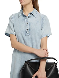 Ultra Featherweight Jocelyn Denim Mini Shirtdress
