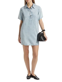 Ultra Featherweight Jocelyn Denim Mini Shirtdress