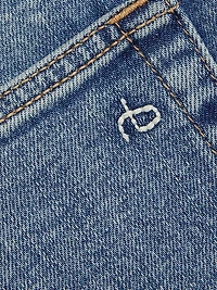 Harlow Mid-Rise Straight Ankle Jeans