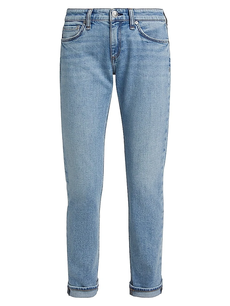 Dre Low-Rise Slim Boyfriend Jeans