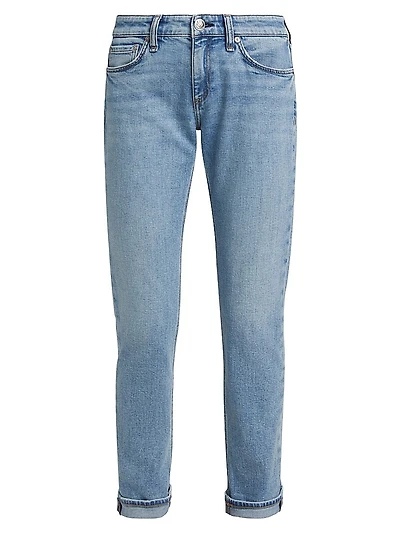 Dre Low-Rise Slim Boyfriend Jeans