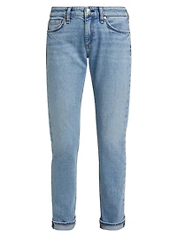 Dre Low-Rise Slim Boyfriend Jeans