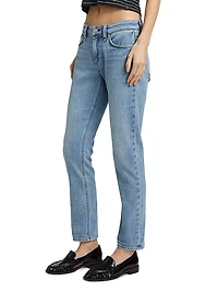 Dre Low-Rise Slim Boyfriend Jeans