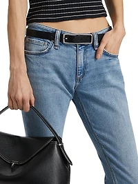 Dre Low-Rise Slim Boyfriend Jeans