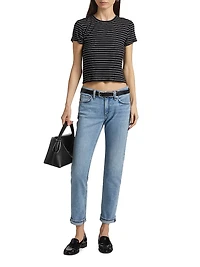 Dre Low-Rise Slim Boyfriend Jeans