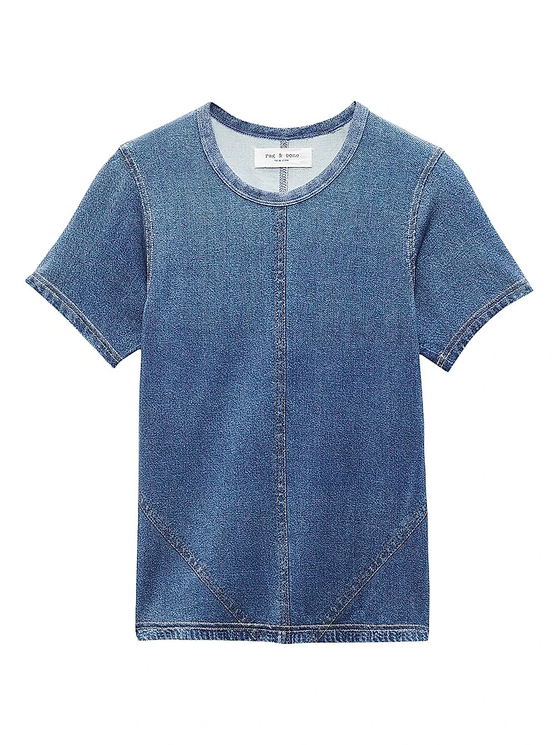 Miramar Denim-Print T-Shirt