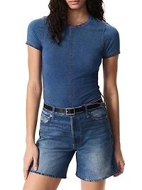 Miramar Denim-Print T-Shirt