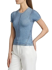 Miramar Denim-Print T-Shirt