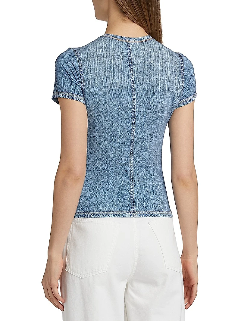 Miramar Denim-Print T-Shirt