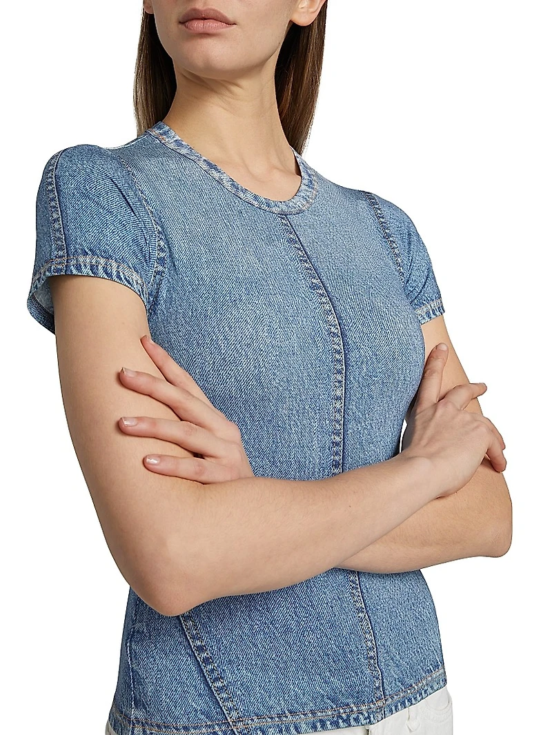 Miramar Denim-Print T-Shirt