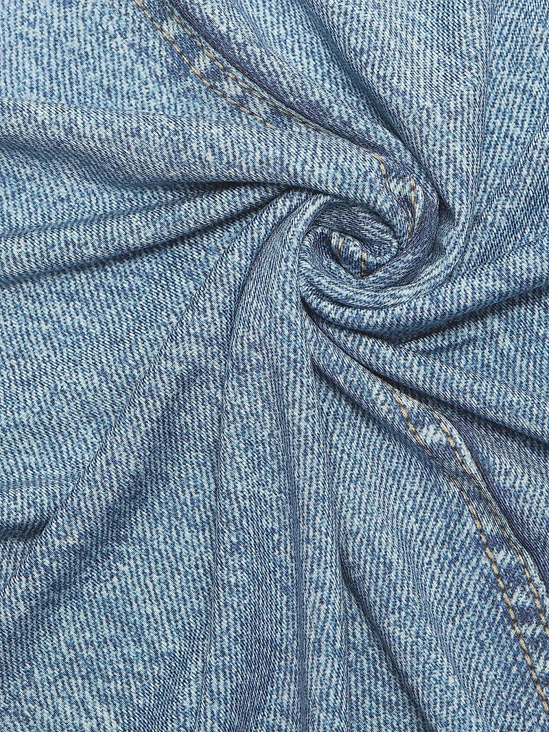 Miramar Denim-Print T-Shirt