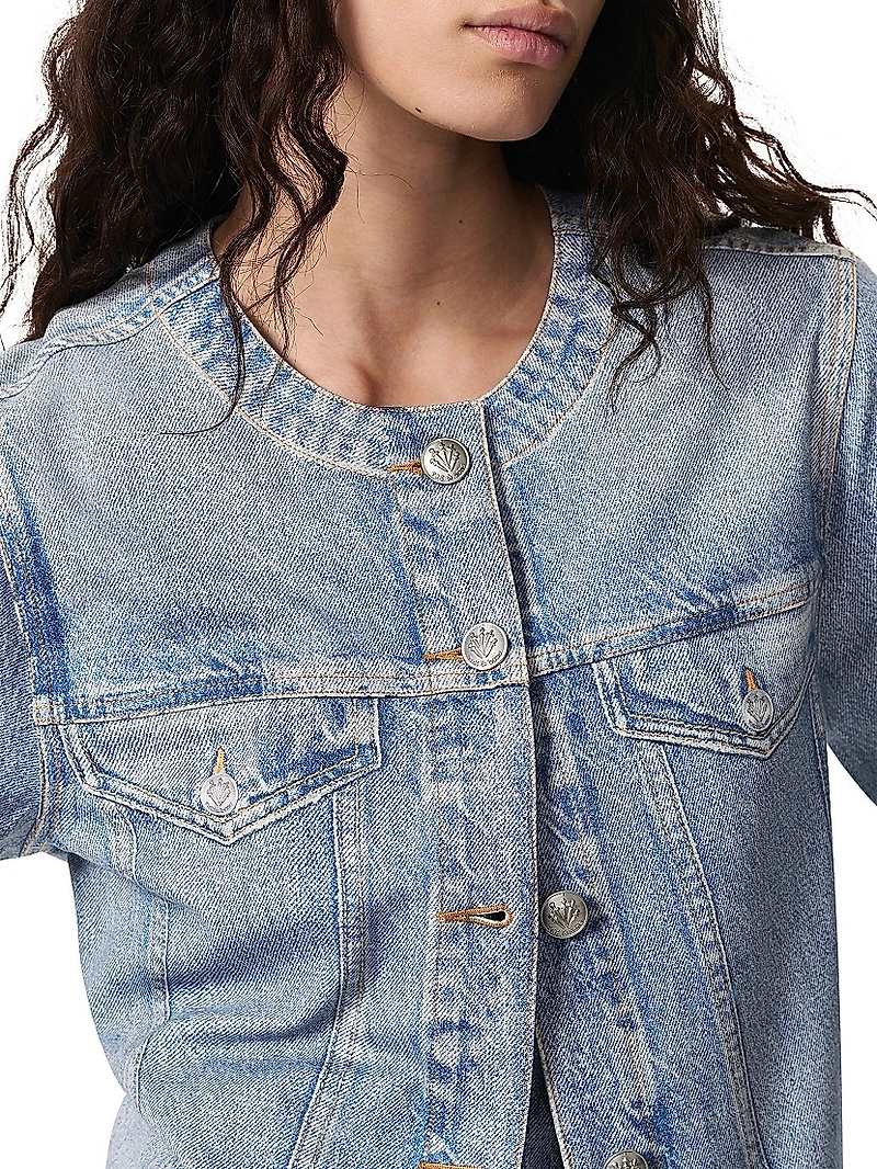 Miramar Ponte Cora Button-Front Jacket