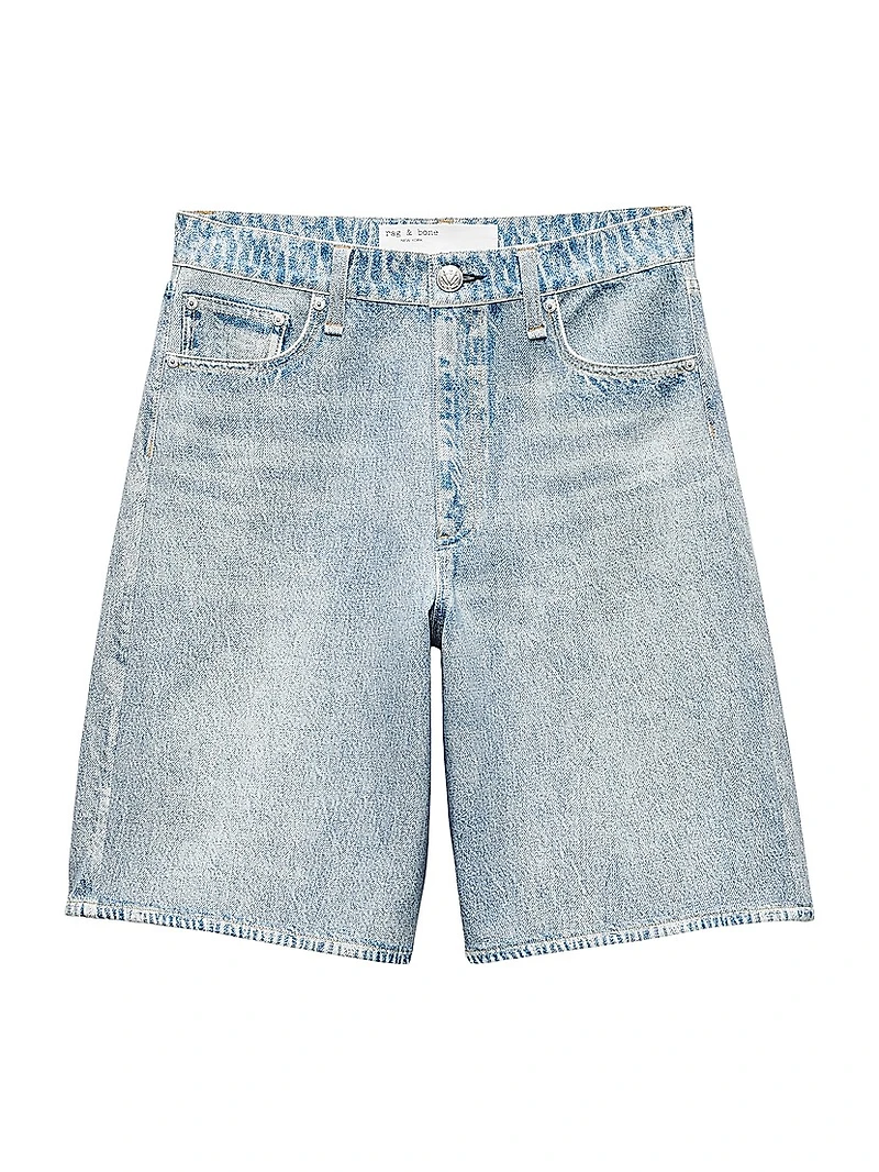 Miramar Mckenna Ponte Denim-Print Shorts