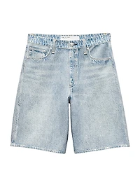 Miramar Mckenna Ponte Denim-Print Shorts