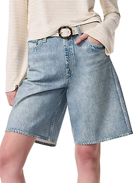 Miramar Mckenna Ponte Denim-Print Shorts