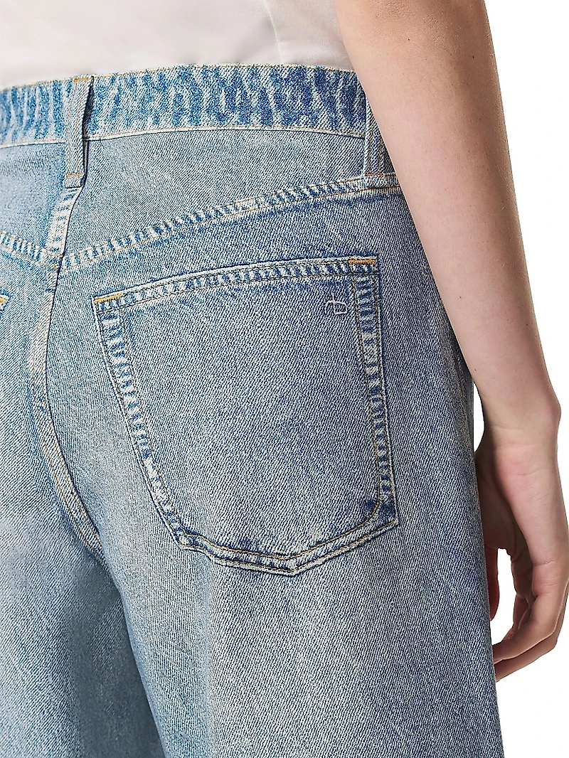 Miramar Mckenna Ponte Denim-Print Shorts