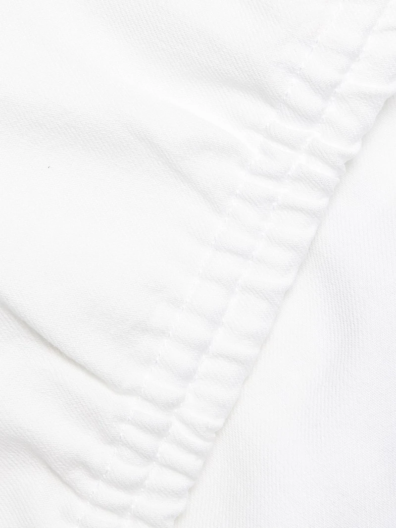 Ultra Featherweight Fiona Cotton-Blend Drawstring-Hem Top