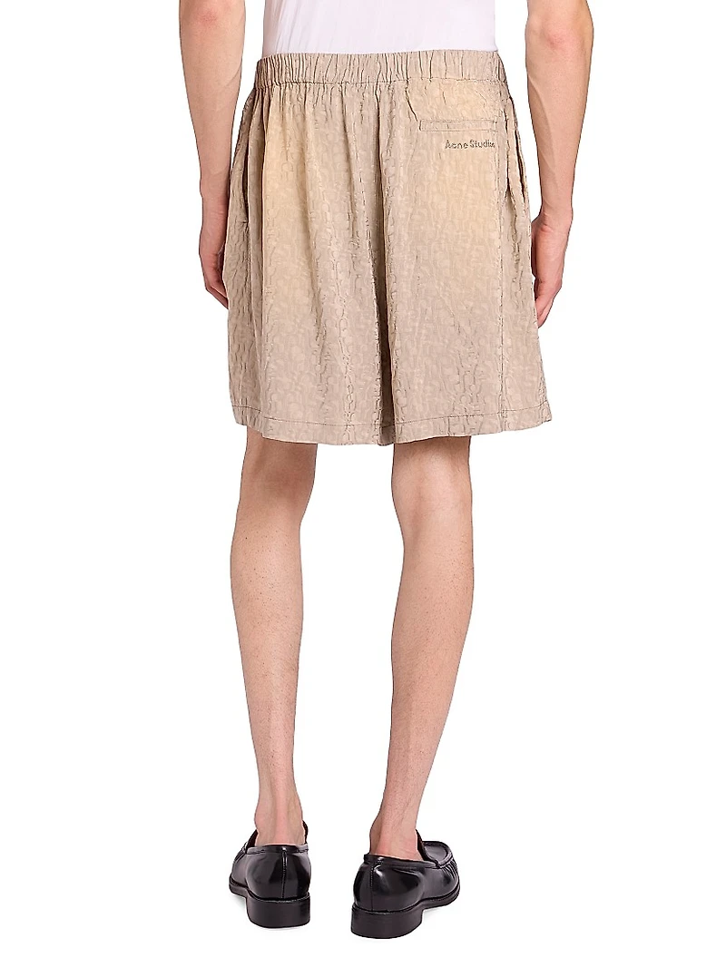 Ruxer Monogram Jacquard Shorts