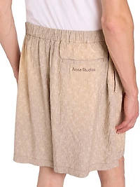 Ruxer Monogram Jacquard Shorts