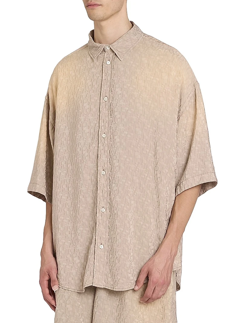 Setar Monogram Jacquard Shirt