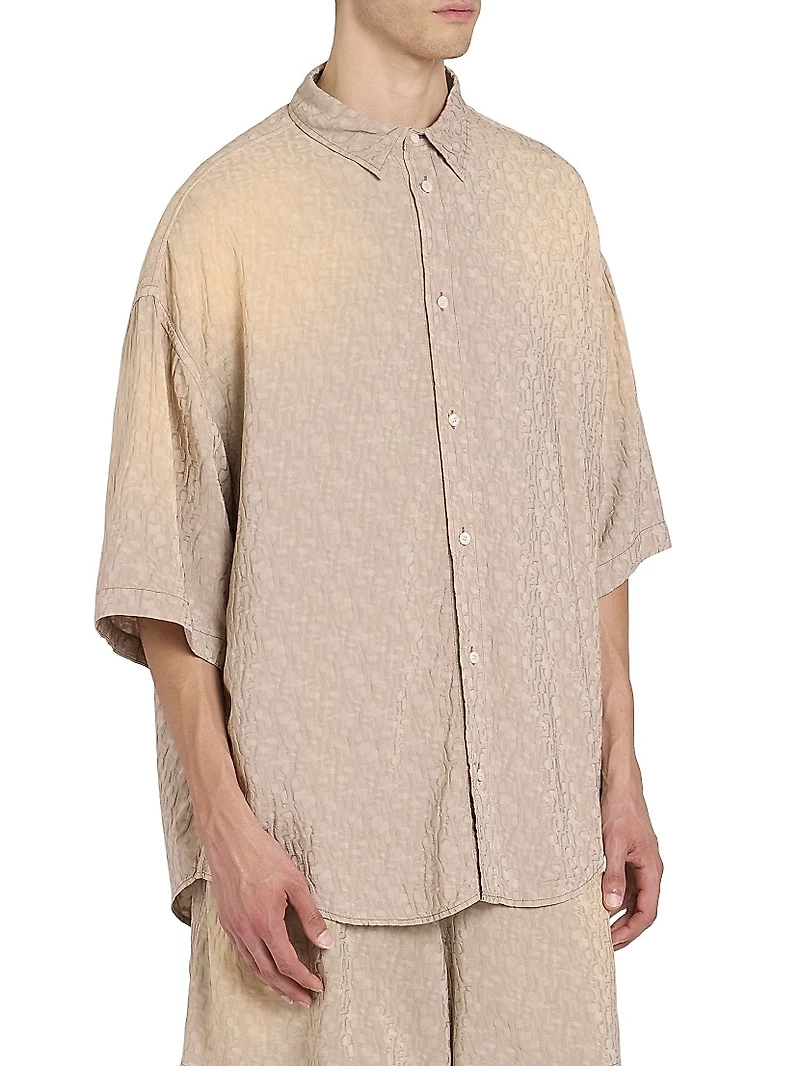 Setar Monogram Jacquard Shirt