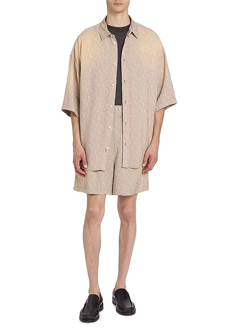 Setar Monogram Jacquard Shirt