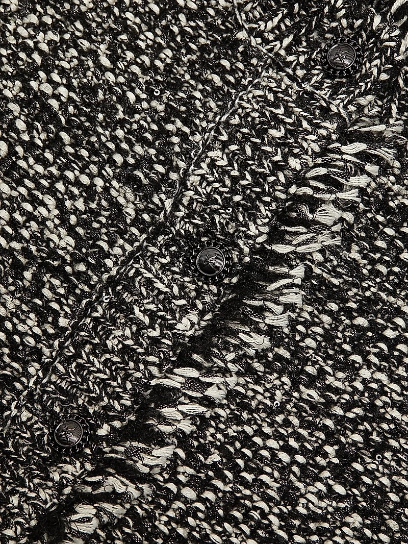 Emorie Moss-Stitch Stretch-Cotton Sweater