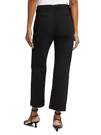 Hope Stretch-Cotton Straight-Fit Pants