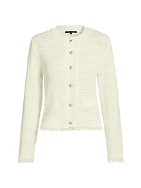 Taza Linen-Cotton Cardigan