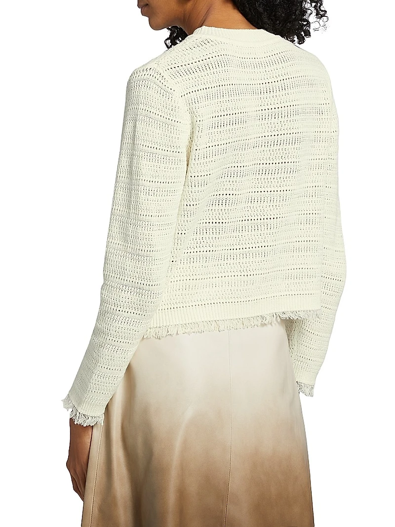 Taza Linen-Cotton Cardigan