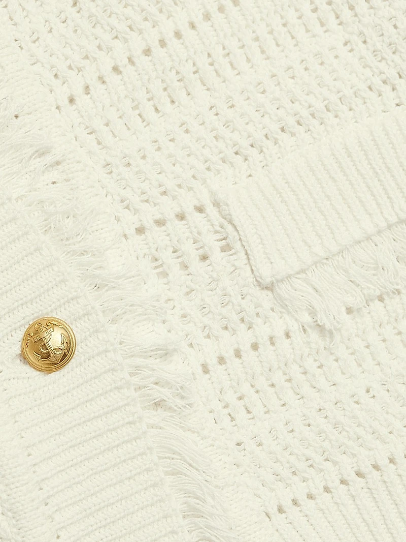 Taza Linen-Cotton Cardigan