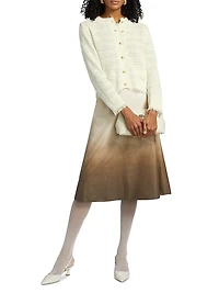 Taza Linen-Cotton Cardigan