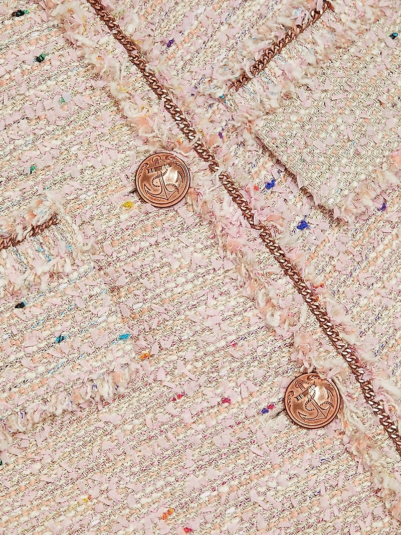 Aranell Cotton-Blend Tweed Vest