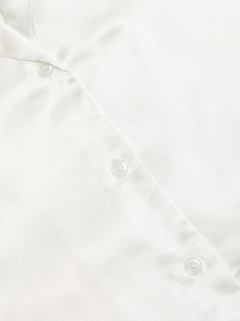 Janelle Satin Lace Short Pajamas